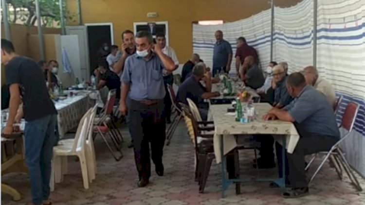 Neftçalda yas mərasimi dayandırıldı: iştirakçılar cərimələndi - FOTOLAR